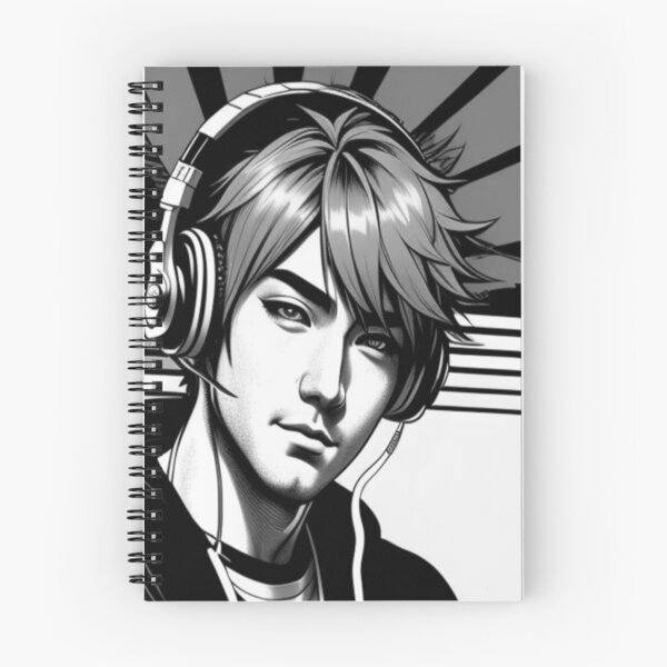 Item preview, DJ anime boy | cyberpunk #3 designed and sold by Nagikseyanart.