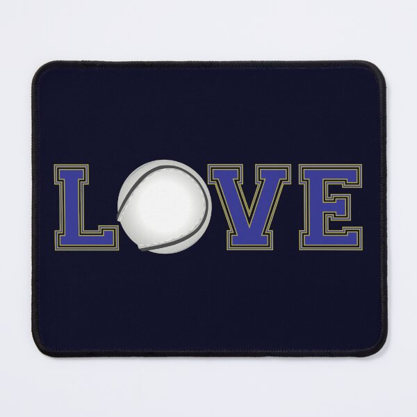 Item preview, Love Hurling Blue Varsity Typographic Design designed and sold by CreativeTwins.