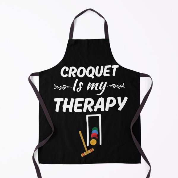 Item preview, Croquet is my therapy, funny Croquet mallet sport lover designed and sold by NBSStore.