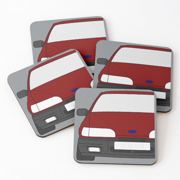 Item preview, Ford Sierra MK2 wine red designed and sold by EdimDesign.