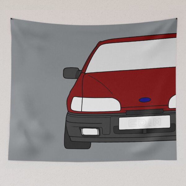 Item preview, Ford Sierra MK2 wine red designed and sold by EdimDesign.
