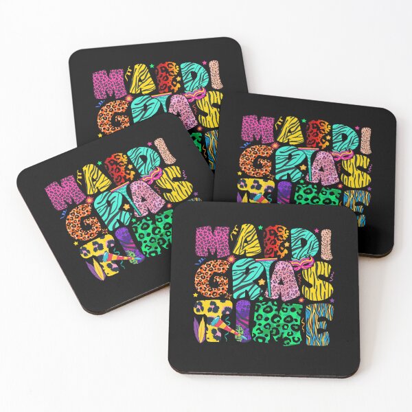 Aperçu de l'œuvre heure du mardi gras, mardi gras, heure du carnaval, défilé du Mardi Gras, fête Mardi Gras Vibes créée et vendue par TigerArtistic.