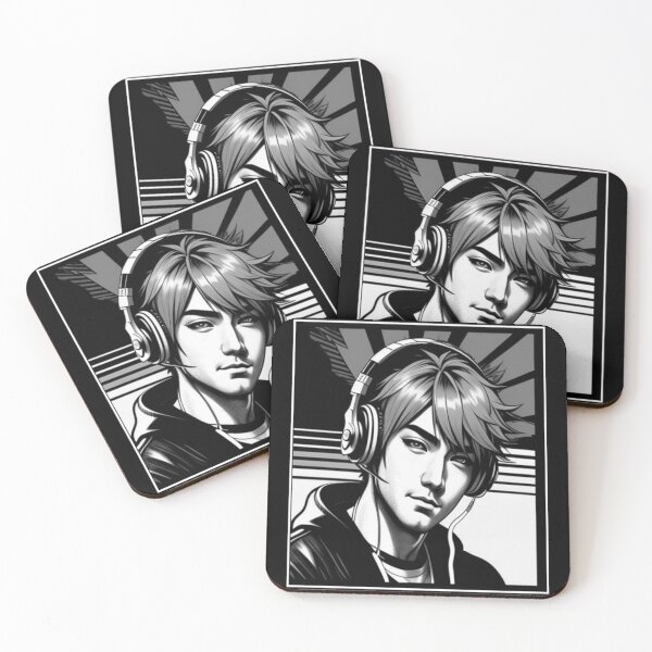 Item preview, DJ anime boy | cyberpunk #4 designed and sold by Nagikseyanart.