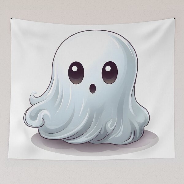 Item preview, Geistyboo - Cute Ghost Chibi Cartoon designed and sold by CuddlesCartoons.