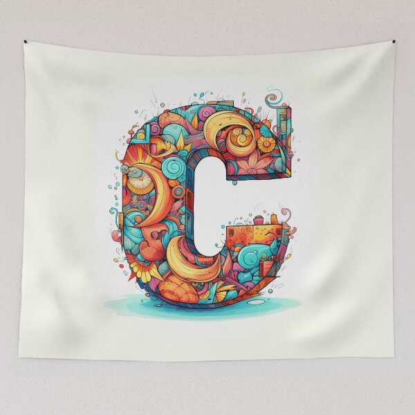 Item preview, Monogram C Entropy designed and sold by Sheree Davis.