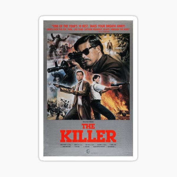 The Killer Movie poster - High Resolution Sticker