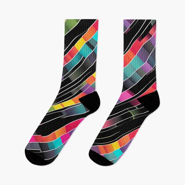 Item preview, 1980s abstract stripes pattern  designed and sold by Inkstorm-London.