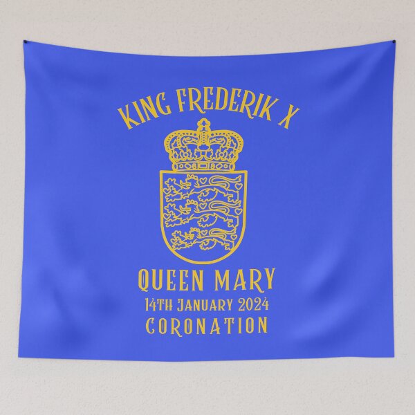 Item preview, King Frederik x queen Mary coronation 14th january 2024  designed and sold by Lady-Frost.
