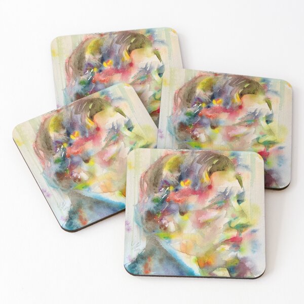Item preview, OSCAR WILDE watercolor portrait .32 designed and sold by lautir.