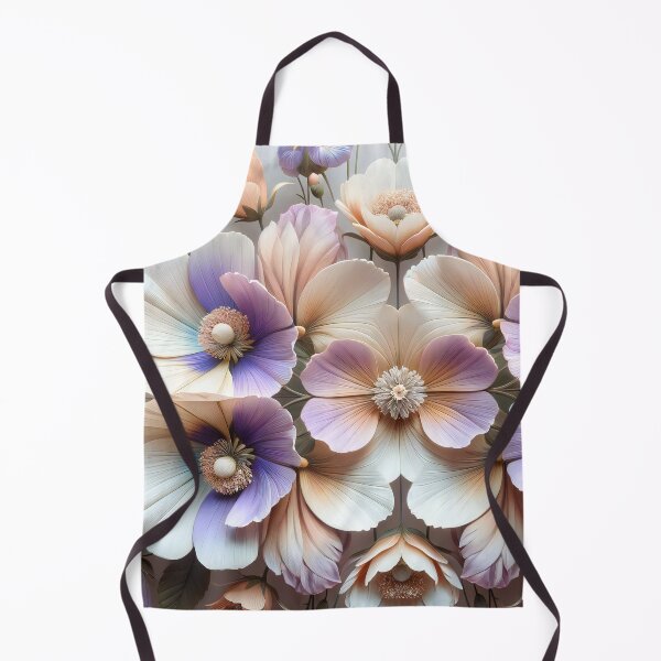Item preview, Symmetrical Splendor: Floral Harmony in Pastel Perfection designed and sold by ArtComixHaven.