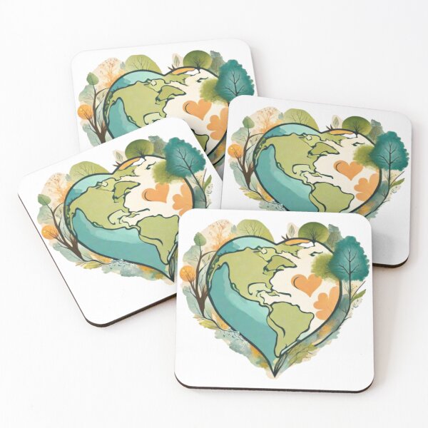 Item preview, Heart-shaped Earth designed and sold by elleci.