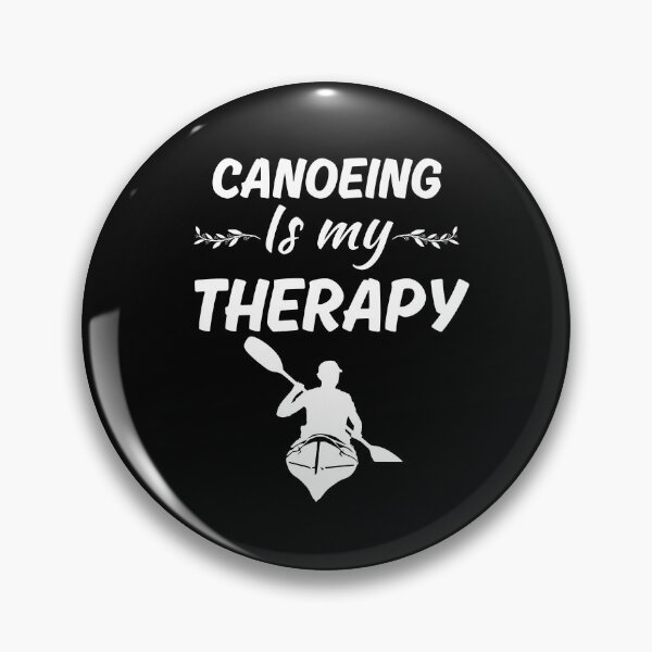 Item preview, Canoeing is my therapy, funny canoeing sport fan quote sayings designed and sold by NBSStore.