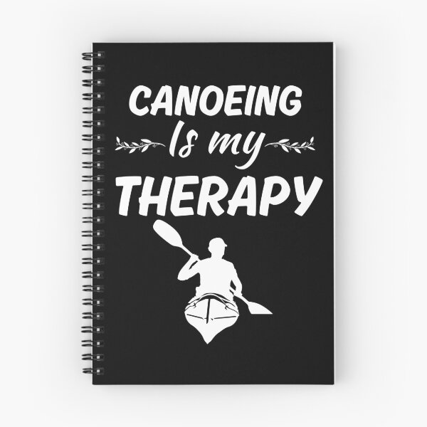 Item preview, Canoeing is my therapy, funny canoeing sport fan quote sayings designed and sold by NBSStore.