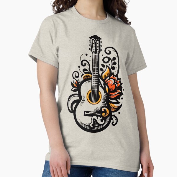Vista previa del artículo con la obra «guitarra española», diseñado y vendido por EstiloHispano.