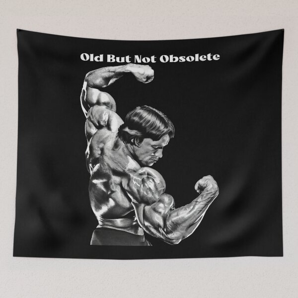Item preview, Arnold schwarzenegger, Old But Not Obsolete Arnold. schwarzenegger Fan art designed and sold by HuzaifaNaveedh.