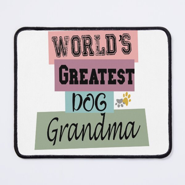 Item preview, Word's greatest dog, grandma designed and sold by ImagineYourART ⭐️⭐️⭐️⭐️⭐️.
