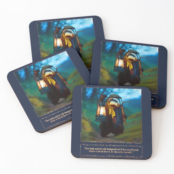 Item preview, (With text) 'The lads asked old Badgerford if he could lend them a hand down at the new tunnel...' designed and sold by ArtSea-Bubble.
