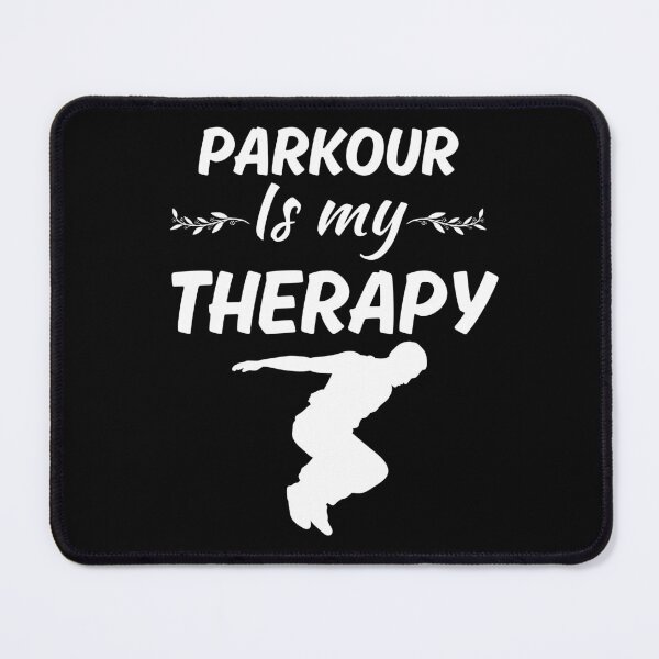 Item preview, Parkour is my therapy, funny parkour runner athlete saying designed and sold by NBSStore.