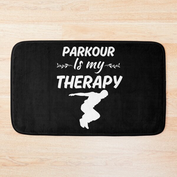 Item preview, Parkour is my therapy, funny parkour runner athlete saying designed and sold by NBSStore.