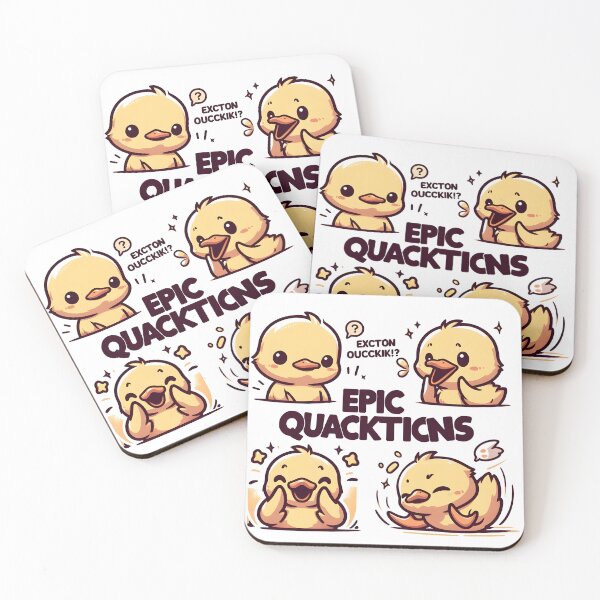 Item preview, Duckling Expressions: Epic Quacktions designed and sold by Dungeon-Depot.