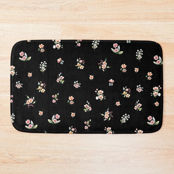 Item preview, Watercolour Wildflowers Collection - Seamless Pattern Black Background designed and sold by OrganizeMe.