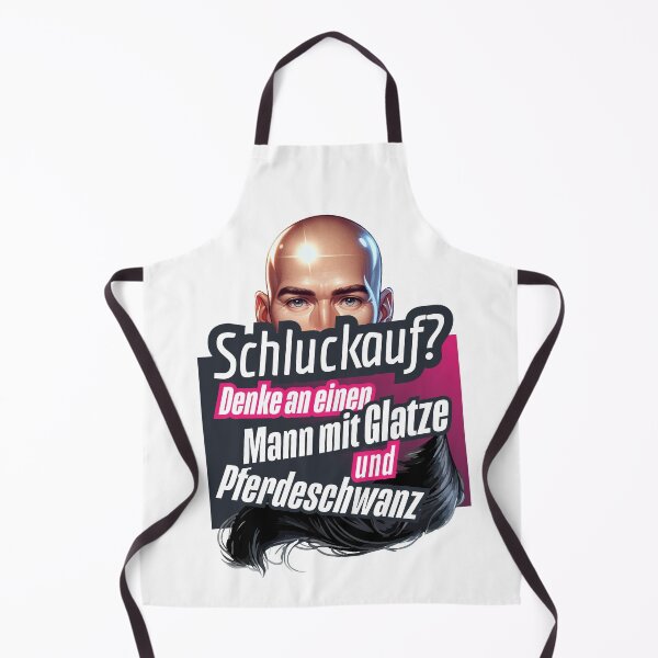 Item preview, Bald man and ponytail - the remedy for hiccups designed and sold by LLSGermany.
