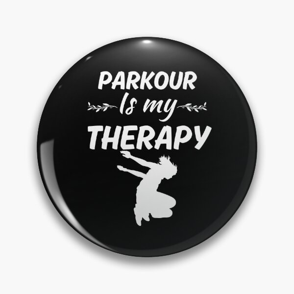 Item preview, Parkour is my therapy, funny parkour runner athlete saying designed and sold by NBSStore.