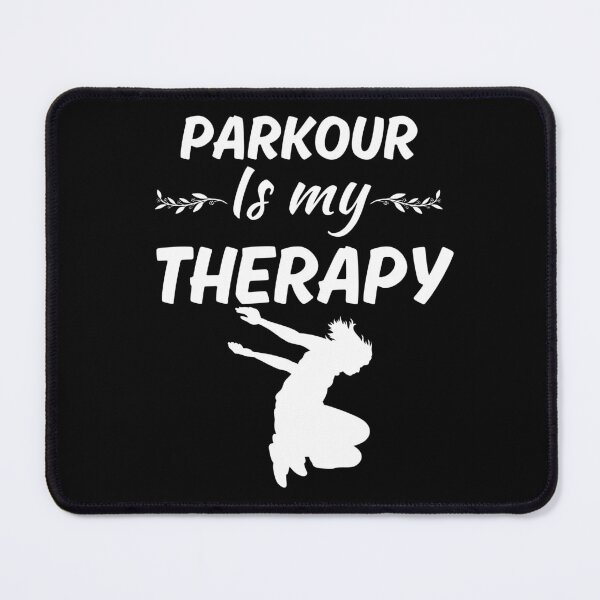 Item preview, Parkour is my therapy, funny parkour runner athlete saying designed and sold by NBSStore.