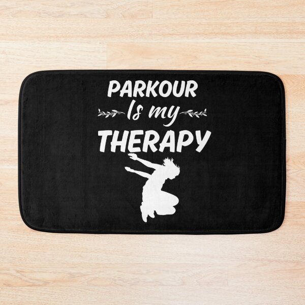 Item preview, Parkour is my therapy, funny parkour runner athlete saying designed and sold by NBSStore.