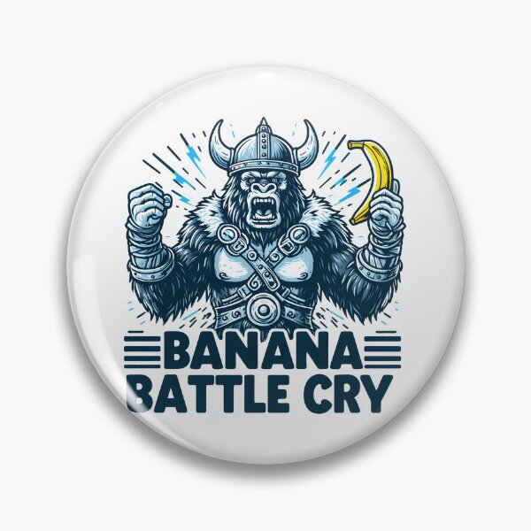 Item preview, Viking Gorilla: Banana Battle Cry designed and sold by Dungeon-Depot.
