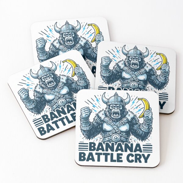 Item preview, Viking Gorilla: Banana Battle Cry designed and sold by Dungeon-Depot.