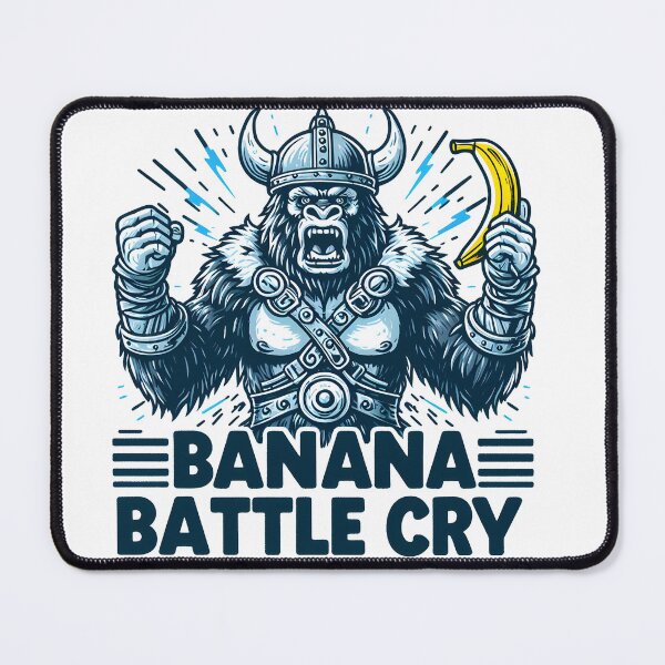 Item preview, Viking Gorilla: Banana Battle Cry designed and sold by Dungeon-Depot.