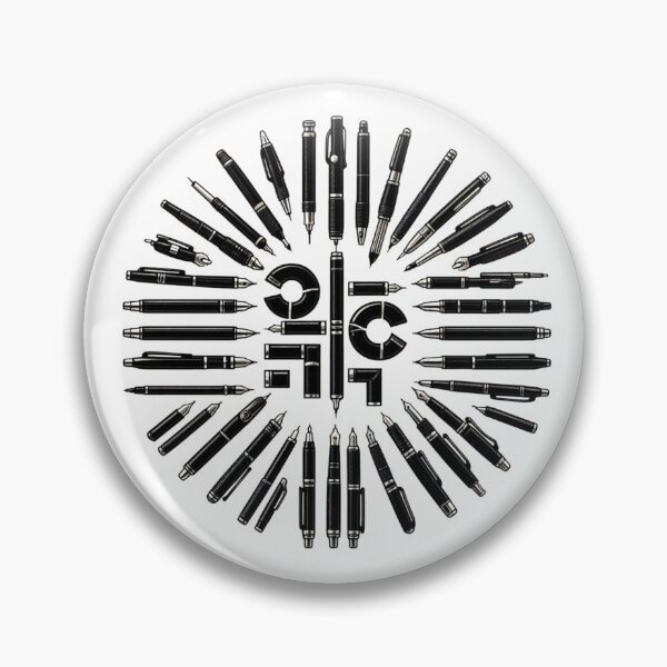 Item preview, A Collection of Pens in a Shape of a Circle designed and sold by Poemit.