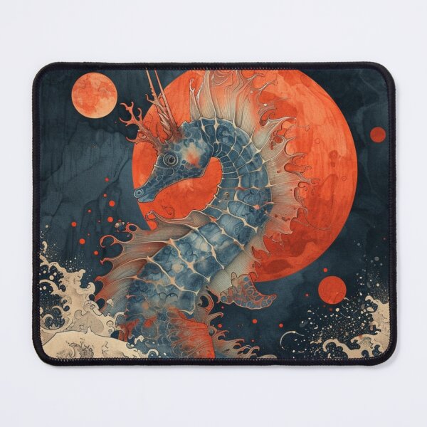 Item preview, Japanese Seahorse : Aquatic Fury designed and sold by FujiFusion.