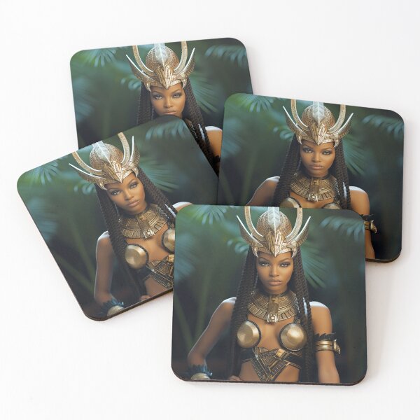 Item preview, Afro Warrior, defender of ancestral roots designed and sold by My Aspian.