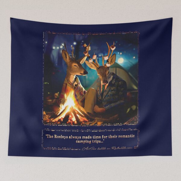 Item preview, (With text) 'The Roeleys always made time for their romantic camping trips…' designed and sold by ArtSea-Bubble.