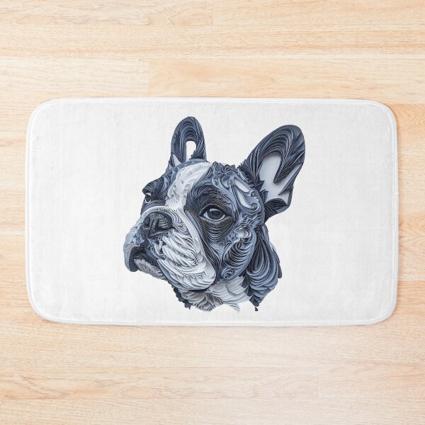 Item preview, French Bulldog in paper kirigami designed and sold by forget45studio.