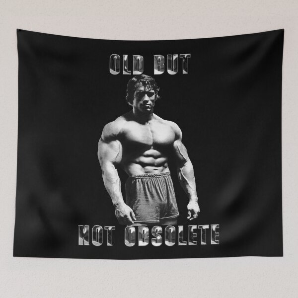 Item preview, Arnold schwarzenegger, Old But Not Obsolete Arnold. schwarzenegger Fan art designed and sold by HuzaifaNaveedh.