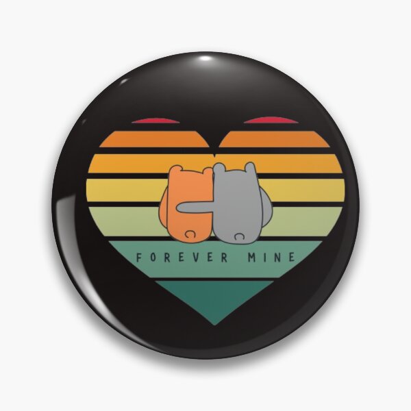 Item preview, Funny retro love,forever mine designed and sold by kozlebozle007.