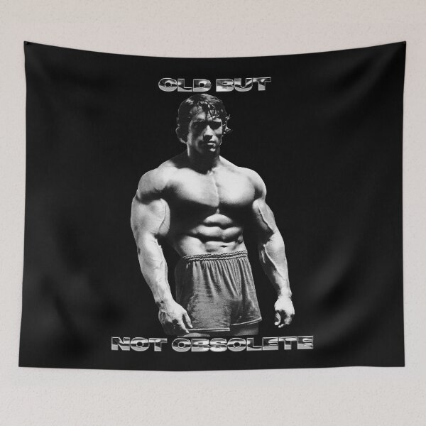 Item preview, Arnold schwarzenegger, Old But Not Obsolete Arnold. schwarzenegger Fan art designed and sold by HuzaifaNaveedh.