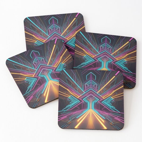 Item preview, Rave Abstract Light Trails designed and sold by AllAboutNejsus.