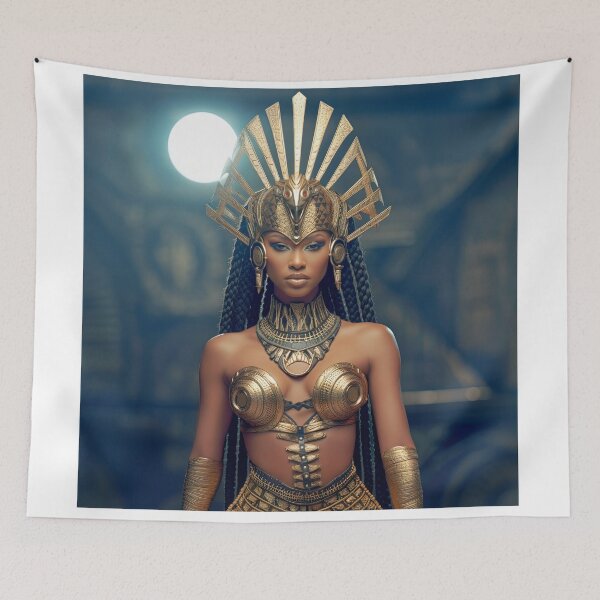 Item preview, Afro Warrior, defender of ancestral roots designed and sold by My Aspian.