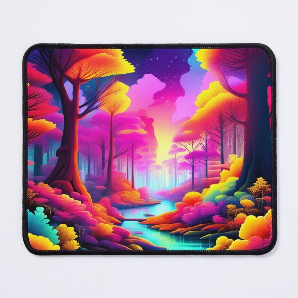 Item preview, forest in bright colors designed and sold by aipaint.