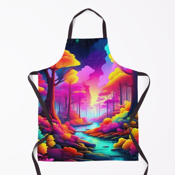 Item preview, forest in bright colors designed and sold by aipaint.