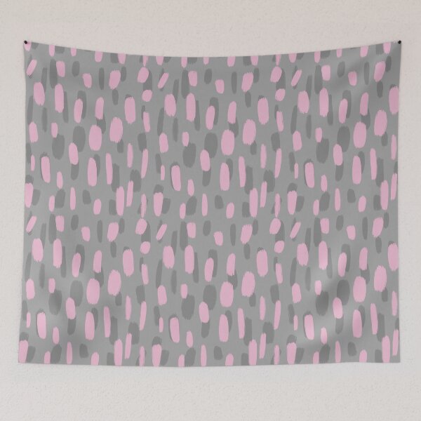Item preview, Abstract, Pink and Grey, Paint Brush Effect designed and sold by OneThreeSix.