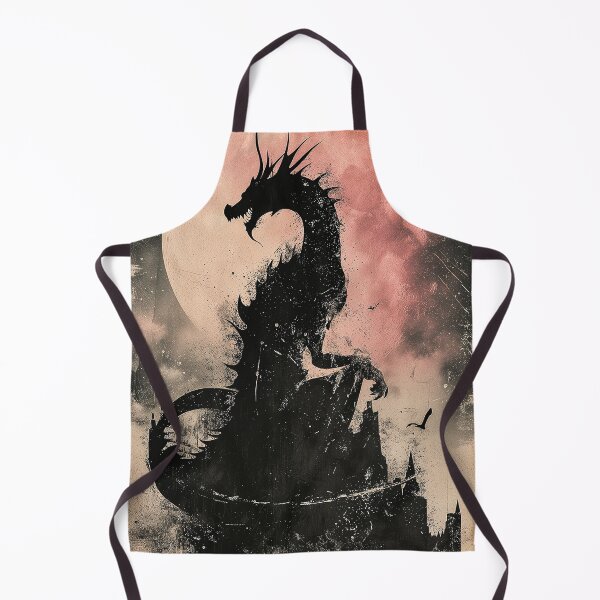 Item preview, Dragon and the Moon Pink 2 designed and sold by Kobi-PrintVibes.