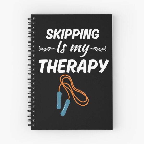 Item preview, Skipping is my therapy, skipping rope or rope jumping quote designed and sold by NBSStore.