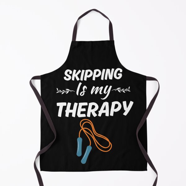 Item preview, Skipping is my therapy, skipping rope or rope jumping quote designed and sold by NBSStore.