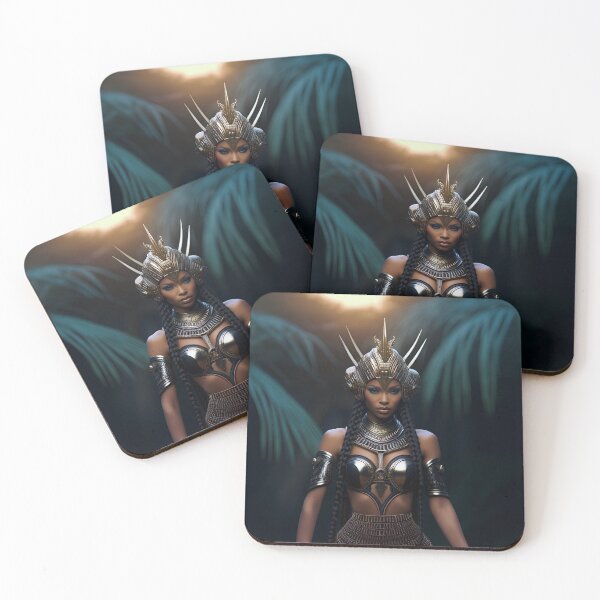 Item preview, Afro Warrior, defender of ancestral roots designed and sold by My Aspian.