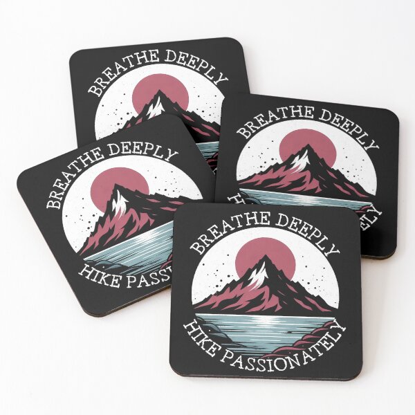 Item preview, Breathe deeply hike passionately. designed and sold by Akkapab.